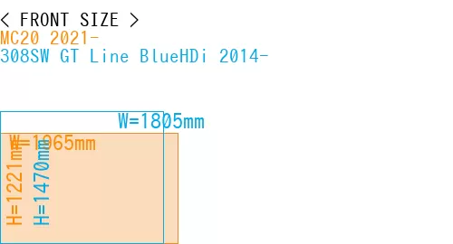 #MC20 2021- + 308SW GT Line BlueHDi 2014-